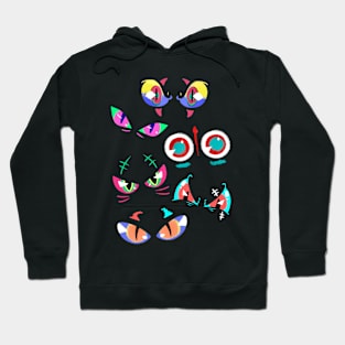 Halloween - Spooky eyes colors Hoodie